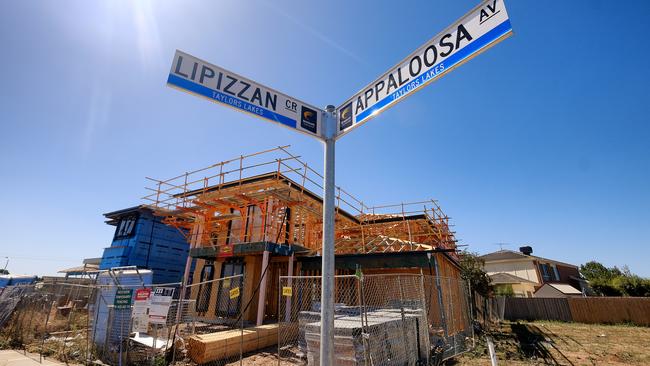 Many young Australians rely on their families for financial support when buying a house or property. Picture: Luis Enrique Ascui