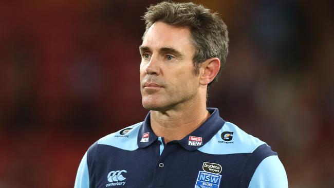 Blues coach Brad Fittler after losing game three of the State of Origin series.