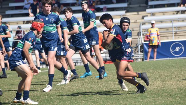 Rockhampton District Junior Rugby League CQ Club Challenge, under-15, Blackwater Crushers versus Brothers White, Browne Park, June 24, 2023.