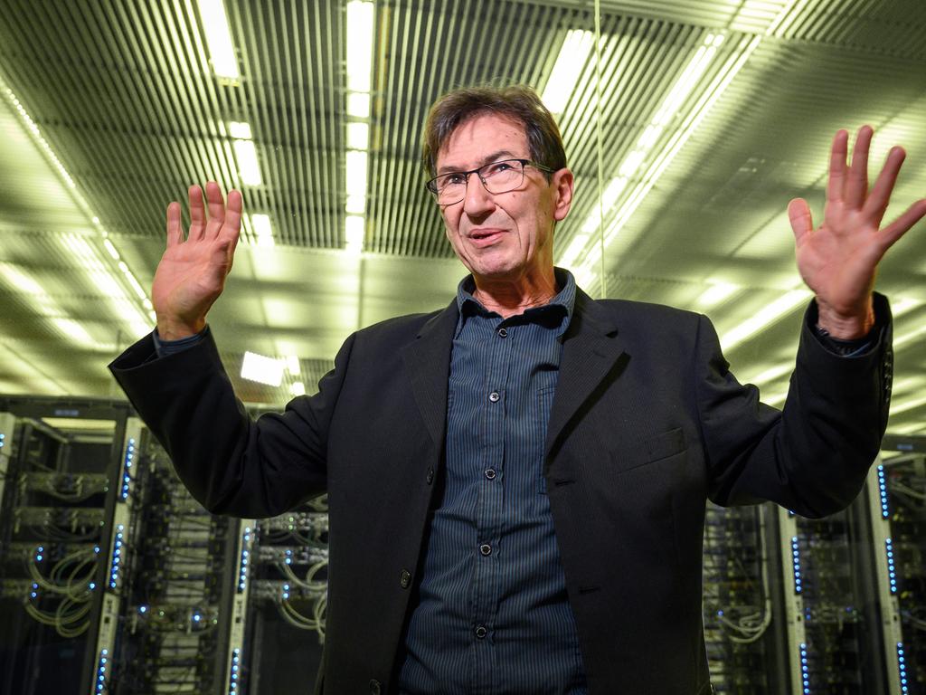 CERN computer scientist Francois Fluckiger gestures during an interview with AFP at the European Organisation for Nuclear Research on January 29, 2019, in Meyrin, near Geneva. Picture: Fabrice Coffrini 