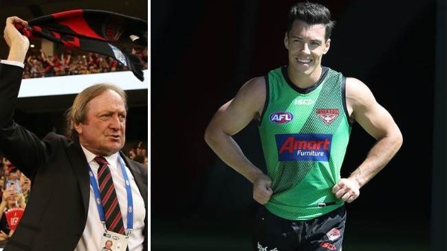 Legendary Essendon coach Kevin Sheedy is excited about his beloved Bombers in 2019, especially former GWS charge and new recruit Dylan Shiel.