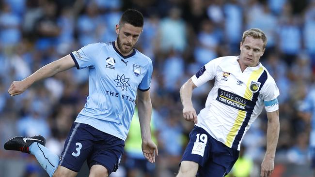 Ben Warland won another premiership with Sydney FC. Picture: Ryan Pierse/Getty Images.