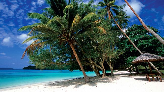 A beach in Vanuatu.