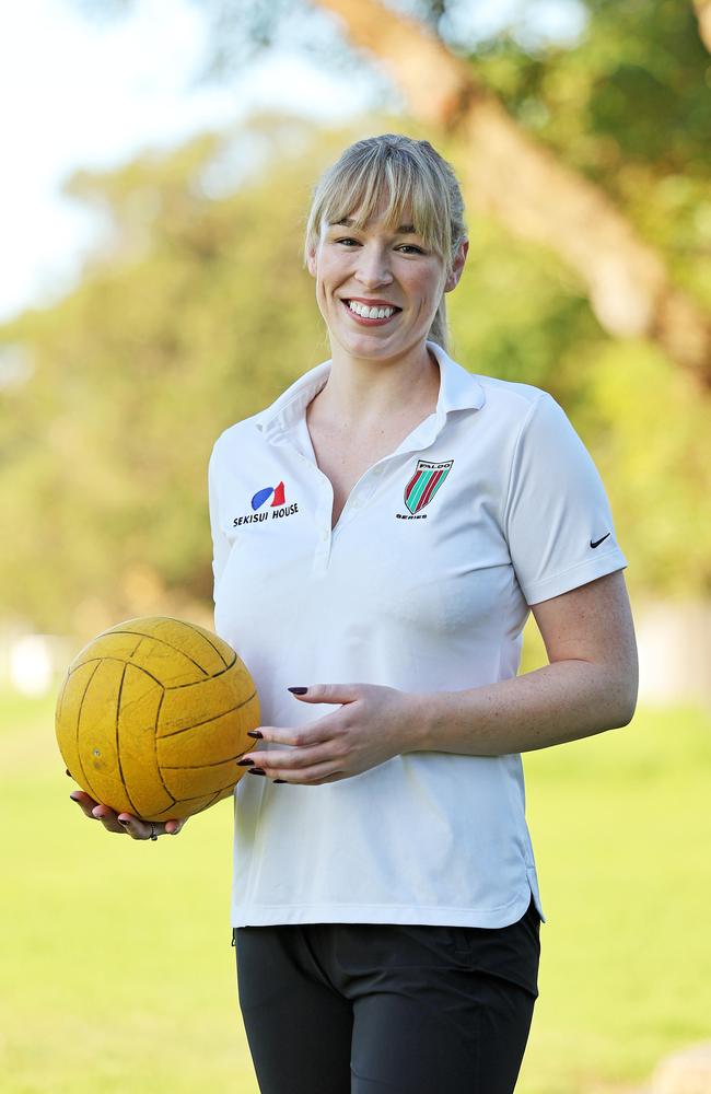 Eliza-Jane Ellis holds a running club and sports events for students to help with wellbeing. Picture: Tim Hunter