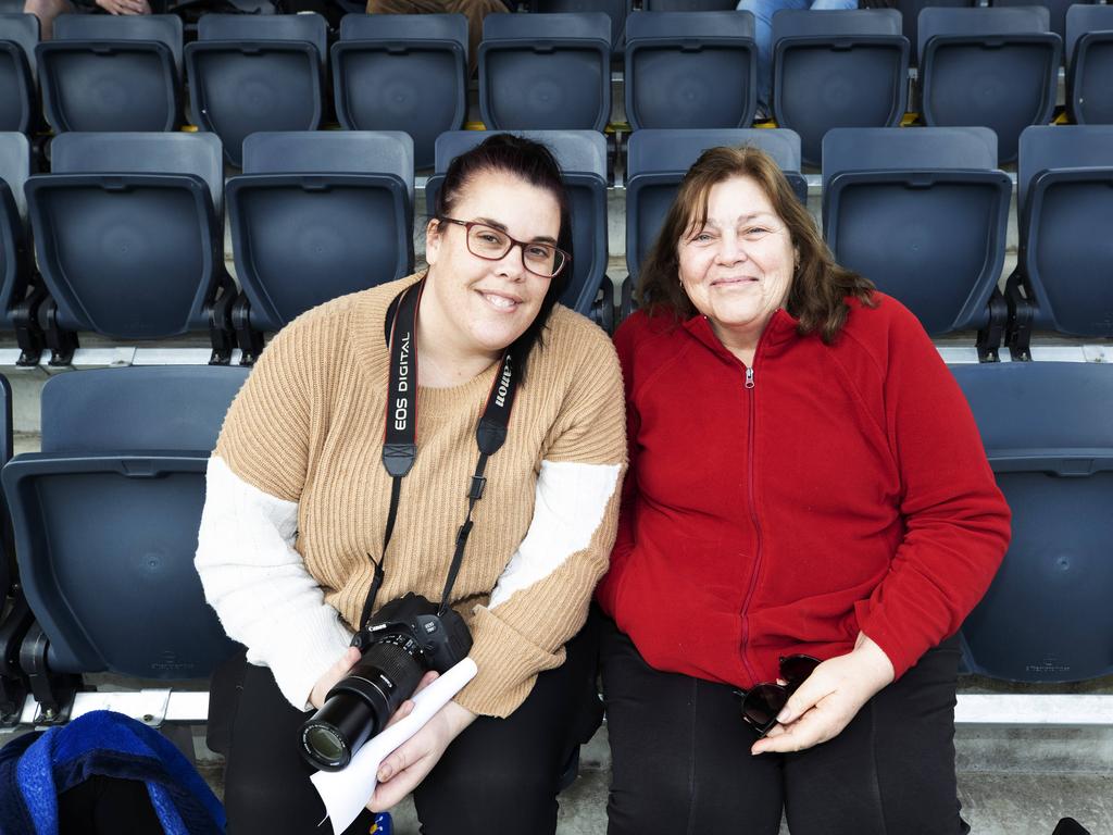 Stacey Williams, of Longford, left, and Karen Pulford, of Perth. Picture: Chris Kidd