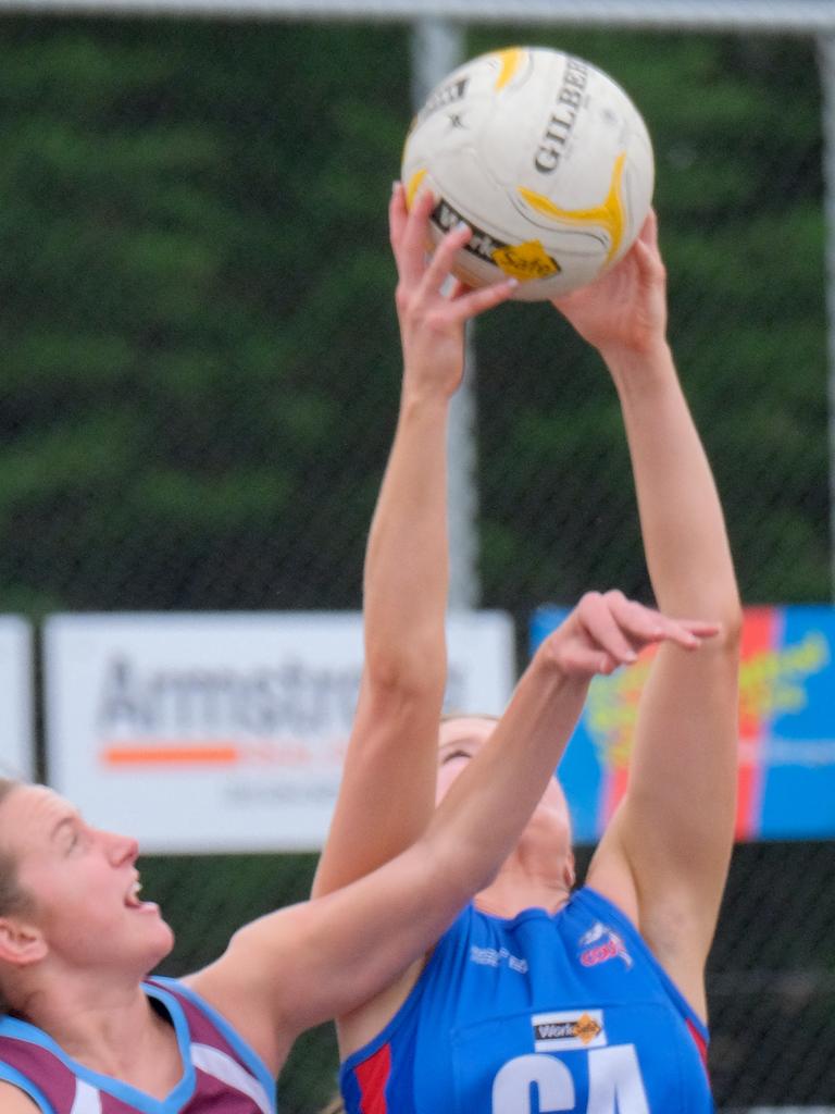 A Grade netball BFL: Modewarre v Queenscliff. Queenscliff Goal attack Kaitlin Gladman Picture: Mark Wilson