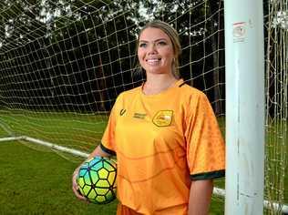 TO THE FUTURE: Samara Christmas was selected in the inaugural Indigenous Koala's Womens soccer team. Picture: John McCutcheon