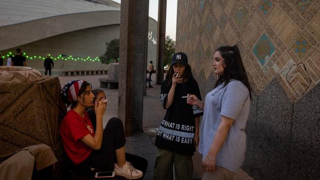 Critics of the mandatory headscarf say it serves to oppress half of the population when outside the home. Picture: Maryam Rahmanian/WSJ