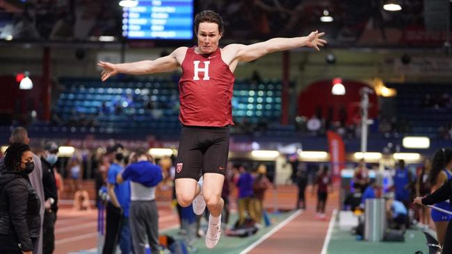 SA track and field athlete Noah Miles is competing and studying at Harvard University. Picture: Supplied