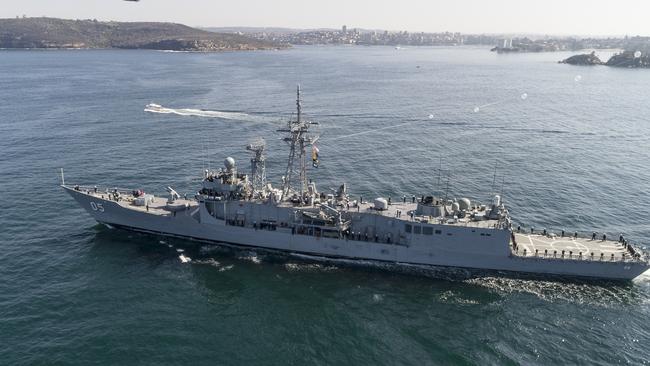 HMAS Melbourne,will be decommissioned in October. Picture: AAP.