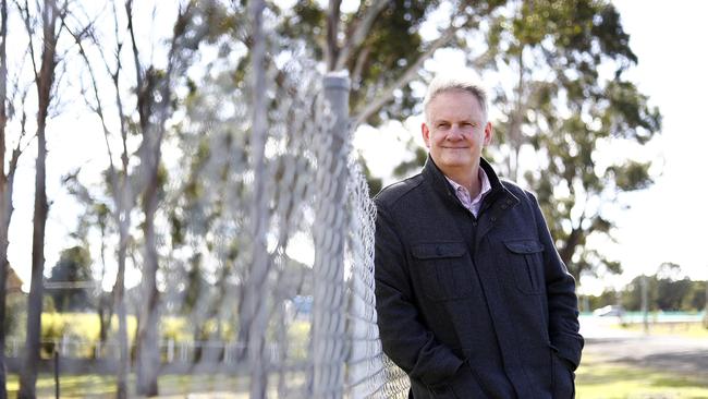 Mark Latham pictured at Badgerys Creek. Picture: Sam Ruttyn