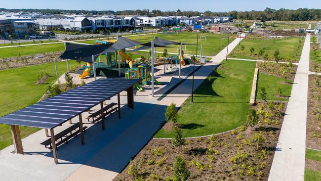 Harmony community launches new park with cycling track, gym equipment, soccer fields. Picture – contributed.