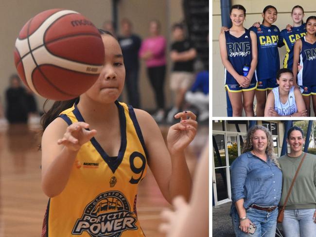 Faces of the Basketball Queensland under-14 girls state championships in Rockhampton from June 29 to July 2, 2024.