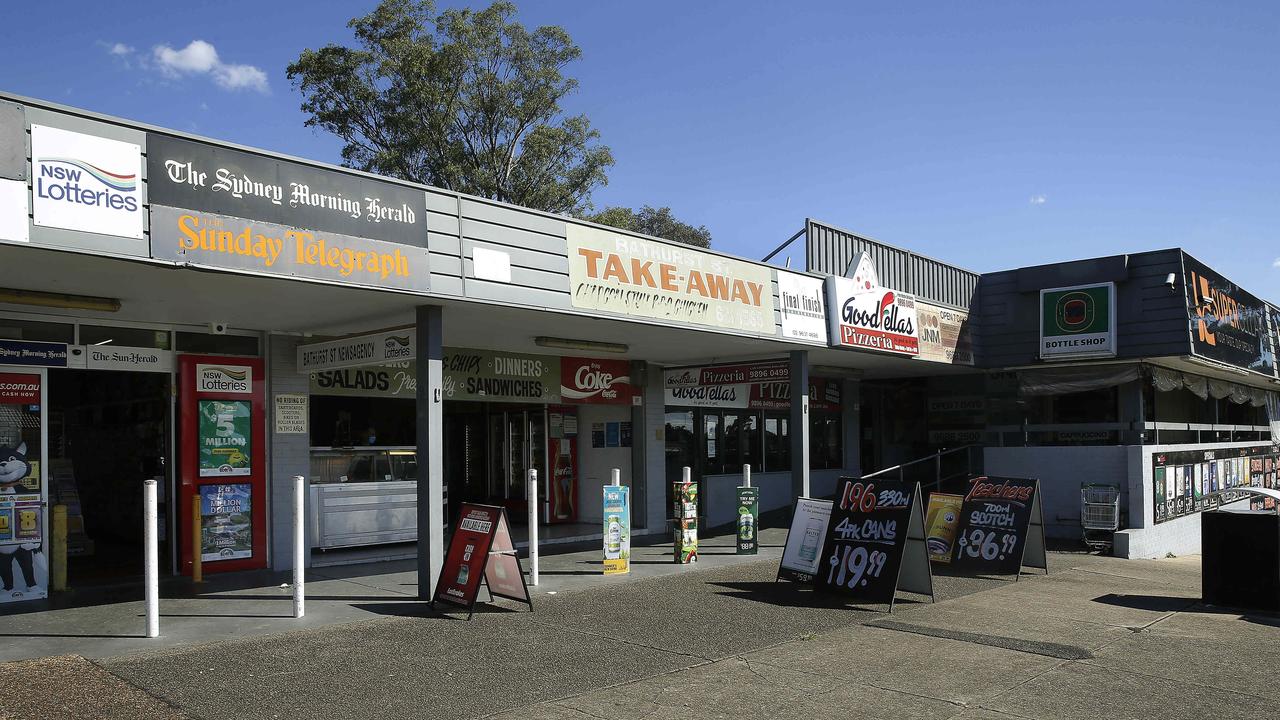 Bathurst St shops is home to six small businesses. Picture: John Appleyard