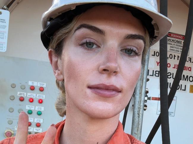 Grainne Gallanagh, Miss Ireland in 2018, is now a FIFO truck driver at a West Australian mine. Picture: Instagram