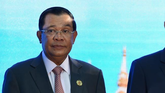 Hun Sen at the ASEAN Summit in Vientiane in 2016. Picture: AFP