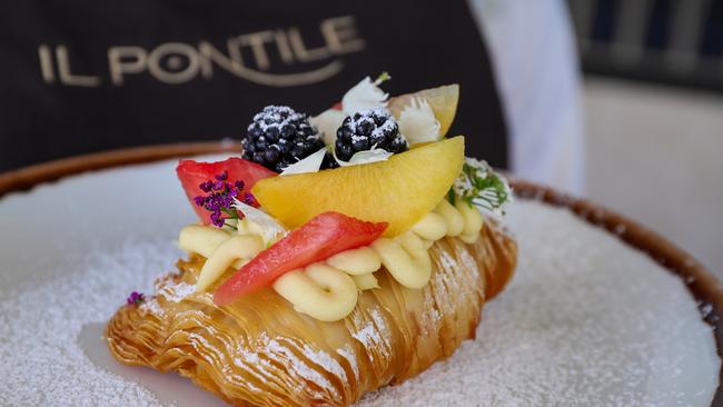 Il Pontile’s Sfogliatella. Picture: Jenifer Jagielski