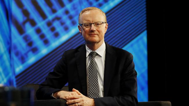 Reserve Bank governor Philip Lowe at The Australian’s Strategic Forum in Sydney on Wednesday. Picture: Nikki Short