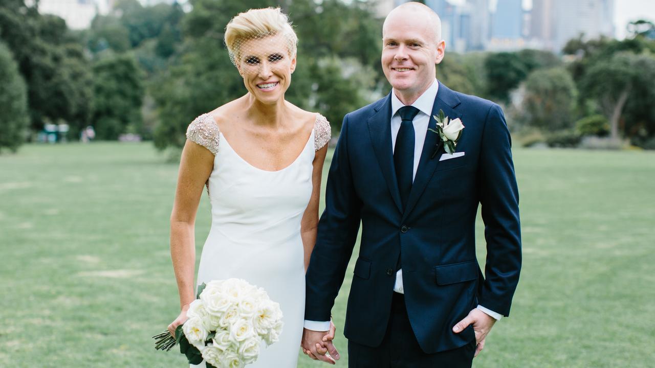 Mimi Venker and Jason Ingram got married in 2018, three years after they met on Tinder. Picture: Camilla Kirk Photography 