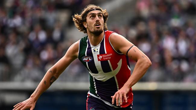 Luke Jackson had a strong start to life at Fremantle. Picture: Daniel Carson/AFL Photos