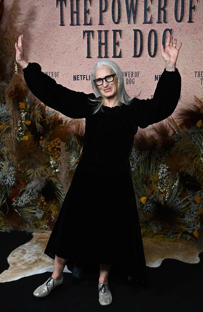 New Zealand director Jane Campion scored a win for her movie, The Power Of The Dog. Picture: Christophe Archambault/AFP