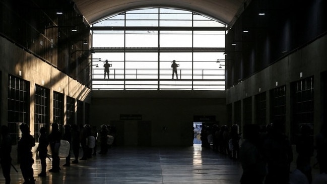 The Cecot prison in El Salvador Picture: Jose Cabezas/Reuters/WSJ