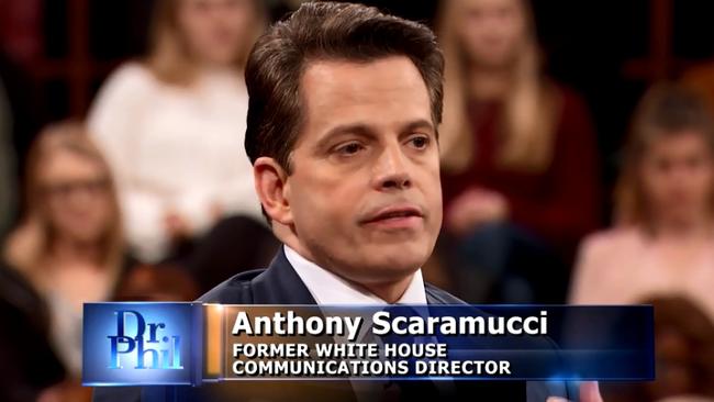 Anthony Scaramucci and wife Deidre appeared on US talk show, Dr Phil, recently. Picture: Supplied