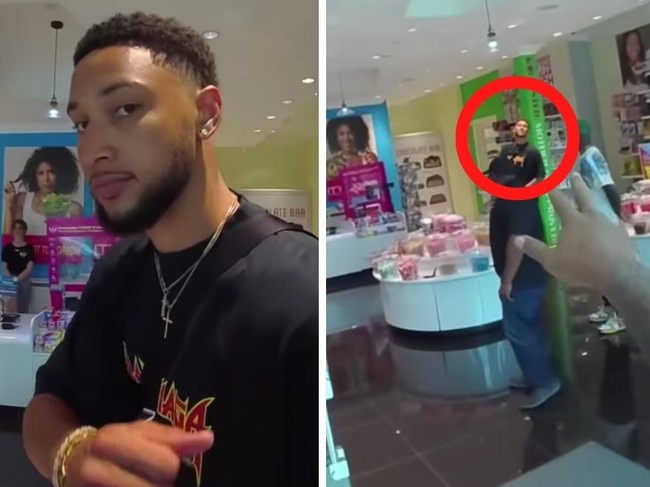 Ben Simmons is pranked in a candy store.