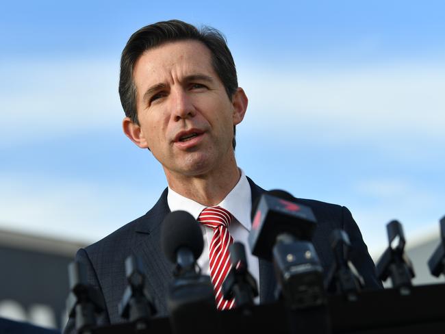 Trade Minister Simon Birmingham is “deeply concerned” by China threatening to slap a tariff on Australian barley imports, saying there is “no justification”. Picture: AAP