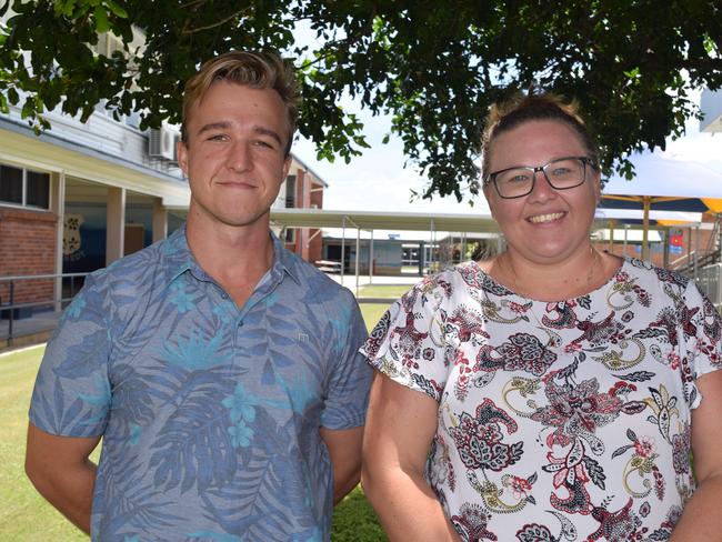 New Bowen State High School teachers Matt O'Keefe and Rachel Cooper are looking forward to getting to know students. Photo: Elyse Wurm