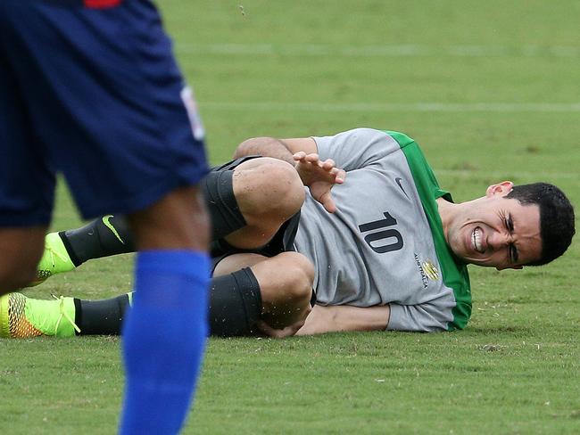 Injuries have held Rogic back over the years. Pic: George Salpigtidis