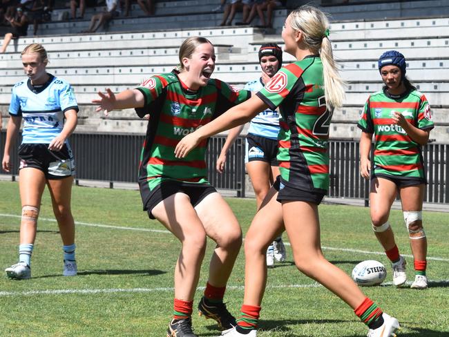 Claudia Nairn (left) prepares for her second season with Souths. Picture: Sean Teuma