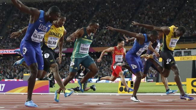 Gatlin beat Usain Bolt to gold at the 2017 World Athletics Championships.