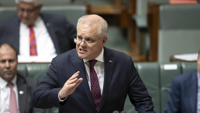 On finding a COVID-19 vaccine, Prime Minister Scott Morrison says he isn’t ‘putting all our eggs in one basket’. Picture: Sean Davey