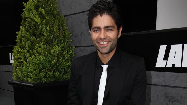 Entourage star Adrian Grenier at the Lavazza marquee for the 2011 Melbourne Cup.