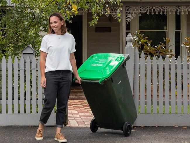 Bayside bin inspection. Picture: Bayside Council