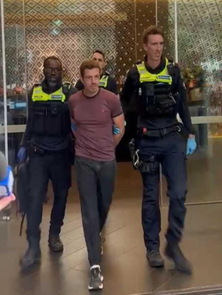 The French tourist has been charged by police with reckless conduct endangering life and has been remanded after appearing at Melbourne Magistrates Court on Tuesday night. Picture: Fergus Ellis