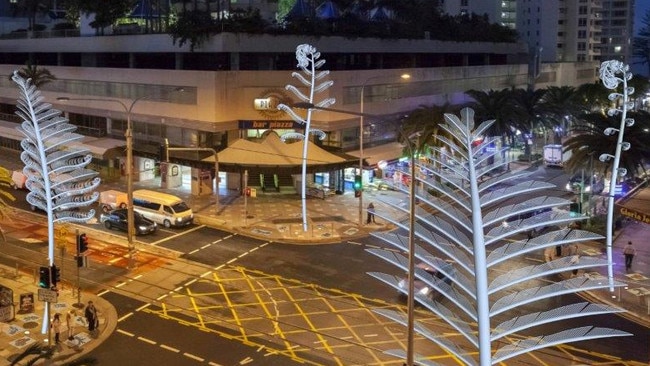 The location initially proposed for the ferns was the intersection of Surfers Paradise Boulevard and Elkorn Avenue.