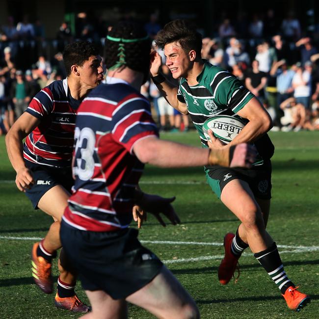 Brisbane Boys’ College hope to ‘Stephen Bradbury’ the GPS competition. Picture: AAP/Richard Waugh