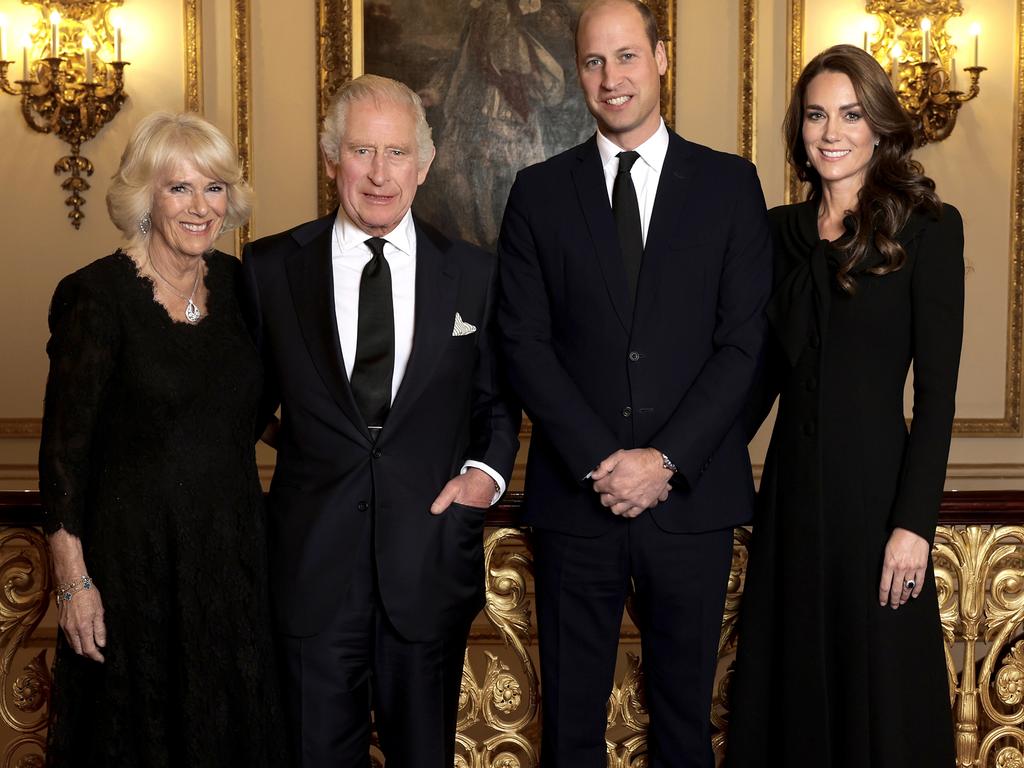 The Queen Consort, King Charles, Prince William and Princess Catherine last September. Picture: Chris Jackson/Getty Images