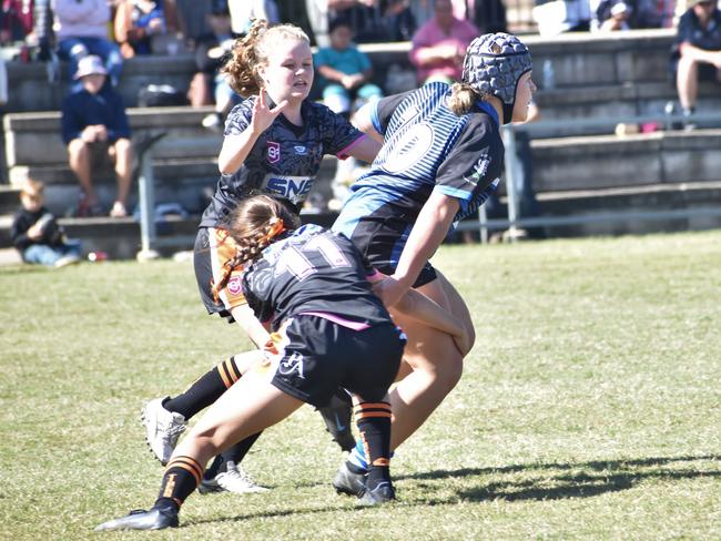 Rockhampton Tigers and Norths battled it out in the under-14 girls grand final.