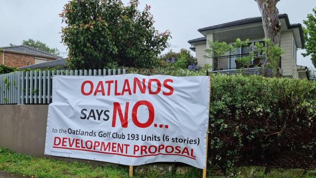 Most Oatlands residents oppose development in their suburb.