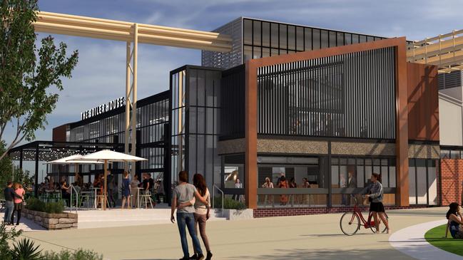 An artist impression of Little Bang Brewing at Tonsley. Picture: Cut and Paste Studio