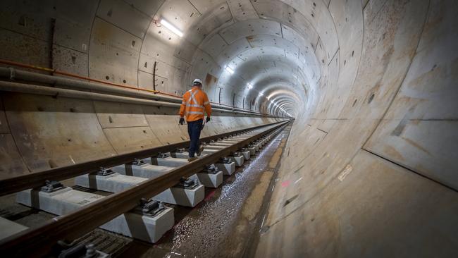 In a statement, Transport for NSW said tunnelling in the Blues Point area had ceased in December 2019. Picture: Transport for NSW