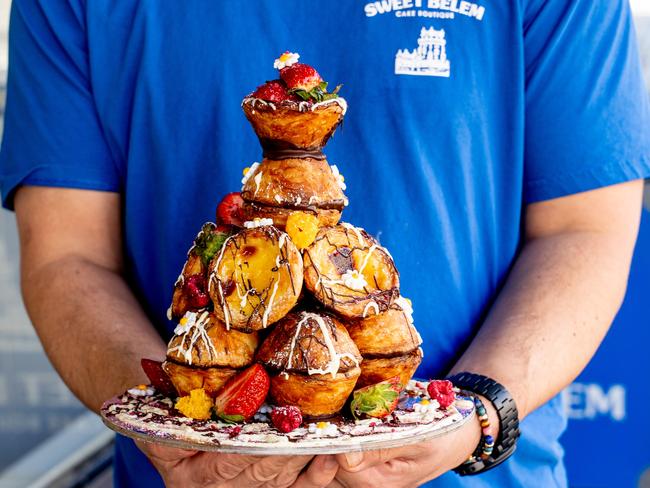 Sweet Belem Cake Boutique’s Portuguese Tart Tower. Picture: @socialmediasoup