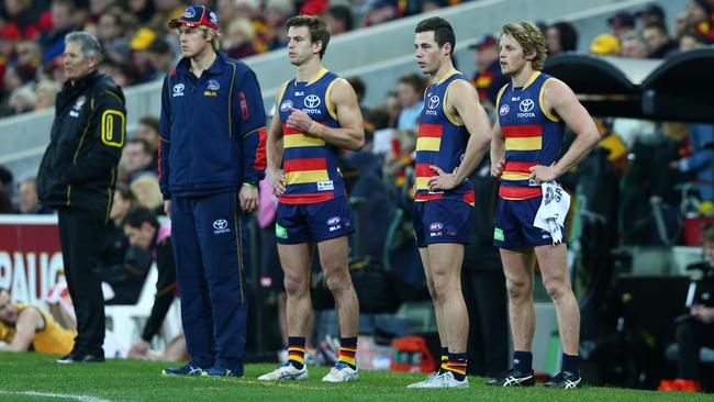 Outgoing AFL Chairman Mike Fitzpatrick wants to dramatically reduce the number of interchange rotations during a game. Picture: Sarah Reed