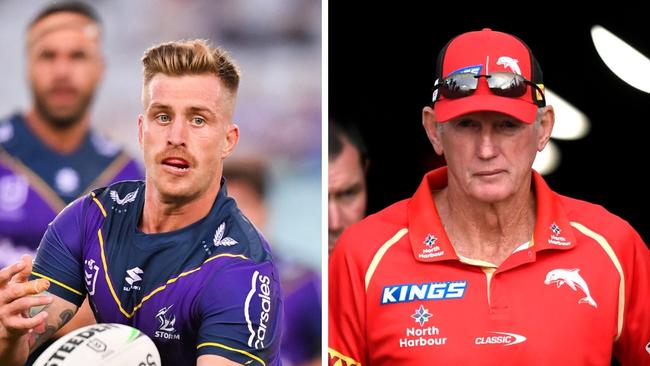 Cameron Munster and Wayne Bennett.