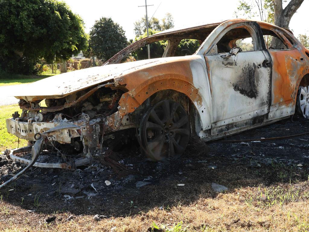 Boggabilla, just kilometres from Goondiwindi, has become a dumping ground for stolen cars. Picture: Liam Kidston