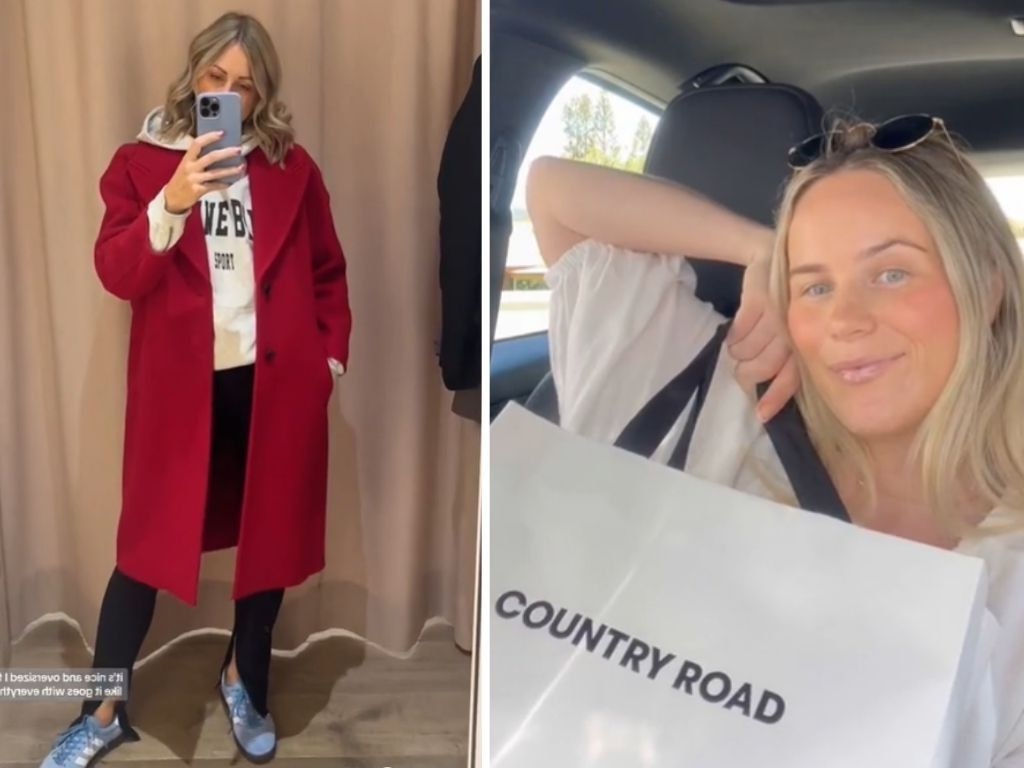 Save up to 50 per cent off winter must-haves at Country Road. TikTok: @_rosenelson @emmafrommarketing