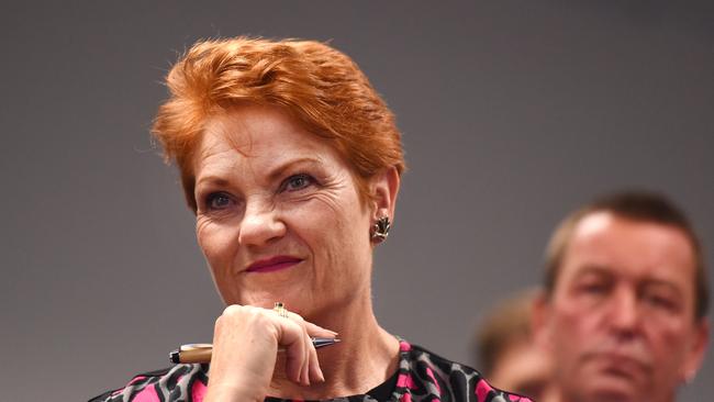 One Nation's senate candidate Pauline Hanson.